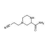 CAS#: 156833-96-4, 4-(2-Cyanoethyl)-2-Piperazinecarboxamide