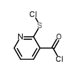 CAS 登录号：156896-55-8， 2-(氯硫基)烟酰氯