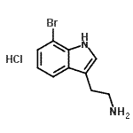CAS#: 156941-60-5, 2-(7-Bromo-1H-Indol-3-Yl)Ethanamine Hydrochloride (1:1)