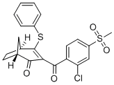 CAS 登录号：156963-66-5， 3-[2-氯-4-(甲基磺酰基)苯甲酰基]-4-(苯基硫代)-双环[3.2.1]辛-3-烯-2-酮