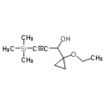 CAS 登录号：157022-44-1， 1-(1-乙氧基环丙基)-3-(三甲基硅烷基)-2-丙炔-1-醇