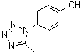 CAS 登录号：157124-41-9， 4-(5-甲基-1H-四唑-1-基)苯酚
