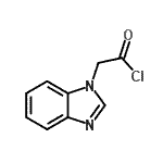 CAS 登录号：157198-80-6， 1H-苯并咪唑-1-基乙酰基氯化物