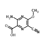 CAS#: 157224-90-3, 3-Amino-6-Cyano-5-Methoxy-2-Pyrazinecarboxylic Acid