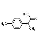 CAS 登录号：15753-42-1， N-甲基-N-(4-甲基苯基)硫代乙酰胺