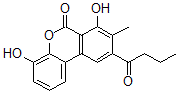 CAS#: 157536-36-2, 9-Butanoyl-4,7-Dihydroxy-8-Methylbenzo[c]Chromen-6-One
