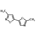 CAS 登录号：157555-79-8， 3-甲基-5-(2-甲基-1,3-恶唑-5-基)-1,2-恶唑
