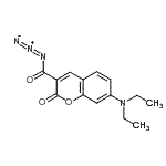 CAS 登录号：157673-16-0， 7-(二乙基氨基)-2-氧代-2H-苯并吡喃-3-羰基叠氮化物