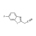CAS#: 157764-07-3, (6-Fluoro-1,3-Benzothiazol-2-Yl)Acetonitrile