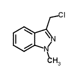 CAS 登录号：1578-97-8， 3-(氯甲基)-1-甲基-1H-吲唑