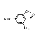 CAS 登录号：157870-16-1， 4-甲酰基-3,5-二甲基苯甲腈