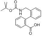 CAS#: 158066-11-6, 2'-[[[(1,1-Dimethylethoxy)Carbonyl]Amino]Methyl]-[1,1'-Biphenyl]-2-carboxylic Acid