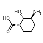 CAS 登录号：158195-48-3， (1S,2S,3S)-3-氨基-2-羟基环己烷羧酸