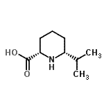 CAS 登录号：158221-69-3， (2S,6R)-6-异丙基-2-哌啶羧酸
