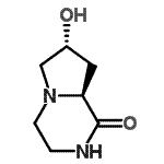 CAS 登录号：158393-18-1， (7R,8aS)-7-羟基六氢吡咯并[1,2-a]吡嗪-1(2H)-酮