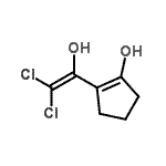 CAS 登录号：158432-50-9， 2-(2,2-二氯-1-羟基乙烯基)-1-环戊烯-1-醇