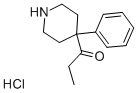 CAS 登录号：15847-64-0， 1-(4-苯基-4-哌啶基)丙-1-酮盐酸盐