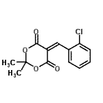 CAS#: 15851-88-4, 5-(2-Chlorobenzylidene)-2,2-Dimethyl-1,3-Dioxane-4,6-Dione
