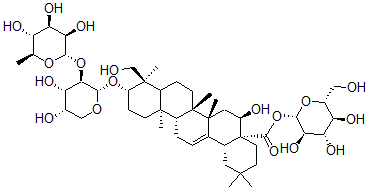 CAS 登录号：158511-58-1， 苜蓿-皂角苷P(2)