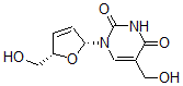 CAS 登录号：158532-72-0， 5-(羟基甲基)-1-[(2R,5S)-5-(羟基甲基)-2,5-二氢呋喃-2-基]嘧啶-2,4-二酮