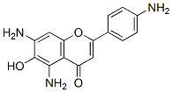 CAS 登录号：158555-33-0， 5,7-二氨基-2-(4-氨基苯基)-6-羟基苯并吡喃-4-酮三盐酸盐