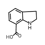 CAS 登录号：15861-40-2， 7-吲哚啉羧酸