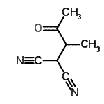 CAS 登录号：158692-61-6， (3-氧代-2-丁烷基)丙二腈