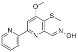 CAS 登录号：158792-24-6， (2E)-4-甲氧基-3-甲硫基-2-(亚硝基亚甲基)-6-(2-吡啶基)-1H-吡啶