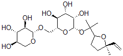 CAS 登录号：158799-49-6， 芳樟醇3,6-氧化物6-O-吡喃木糖基吡喃葡萄糖苷