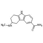 CAS 登录号：158930-18-8， 3-(甲基氨基)-2,3,4,9-四氢-1H-咔唑-6-甲酰胺