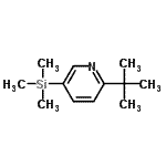 CAS#: 158954-46-2, 2-(2-Methyl-2-Propanyl)-5-(Trimethylsilyl)Pyridine