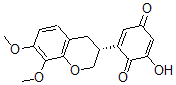 CAS#: 158991-20-9, 2-[(3R)-7,8-Dimethoxychroman-3-Yl]-6-Hydroxycyclohexa-2,5-Diene-1,4-Dione