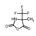 CAS 登录号：159011-30-0， 4-甲基-4-(三氟甲基)-1,3-恶唑烷-2,5-二酮