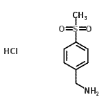 CAS#: 1591-97-5, [4-(Methylsulfonyl)Phenyl]Methanaminium Chloride