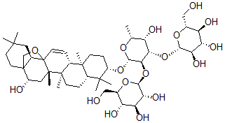 CAS 登录号：159122-01-7， 风轮甙Xi