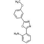 CAS 登录号：159222-58-9， 2-[5-(3-甲氧基苯基)-1,3,4-恶二唑-2-基]苯胺