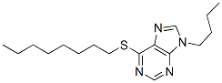 CAS 登录号：15923-50-9， 9-丁基-6-辛基硫基-嘌呤