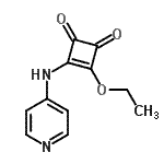 CAS 登录号：159596-50-6， 3-乙氧基-4-(4-吡啶基氨基)-3-环丁烯-1,2-二酮