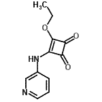 CAS 登录号：159596-51-7， 3-乙氧基-4-(3-吡啶基氨基)-3-环丁烯-1,2-二酮