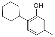 CAS 登录号：1596-13-0， 2-环己基-5-甲基-苯酚