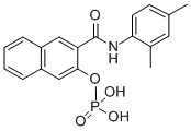 CAS 登录号：1596-56-1， N-(2,4-二甲基苯基)-3-(磷酰氧基)-2-萘甲酰胺