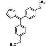 CAS#: 15972-55-1, 1,1'-(2,4-Cyclopentadien-1-Ylidenemethylene)Bis(4-Methoxybenzene)