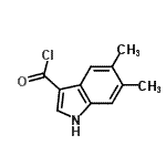 CAS#: 159730-25-3, 5,6-Dimethyl-1H-Indole-3-Carbonyl Chloride