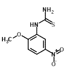 CAS 登录号：159753-14-7， 1-(2-甲氧基-5-硝基苯基)硫脲