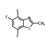 CAS#: 159790-13-3, 4,5,7-Trifluoro-2-Methyl-1,3-Benzothiazole
