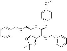 CAS#: 159922-68-6, 4-Methoxyphenyl 2,6-Di-O-Benzyl-3,4-O-Isopropylidene-beta-D-Galactopyranoside