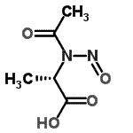 CAS 登录号：160066-08-0， (2S)-2-[乙酰基(亚硝基)氨基]丙酸