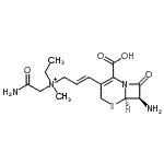 CAS#: 160115-08-2, (2E)-3-[(6R,7R)-7-Amino-2-Carboxy-8-Oxo-5-Thia-1-Azabicyclo[4.2.0]Oct-2-En-3-Yl]-N-(2-Amino-2-Oxoethyl)-N-Ethyl-N-Methyl-2-Propen-1-Aminium