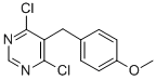 CAS#: 16016-00-5, 4,6-Dichloro-5-(4-Methoxybenzyl)Pyrimidine