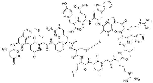 CAS 登录号：160201-86-5， 13-L-苯丙氨酸-19-L-酪氨酸-黑色素-聚集激素(人)